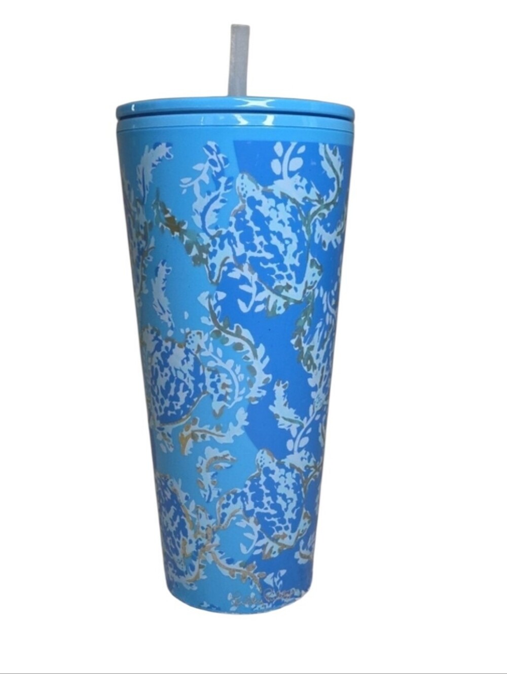 Lilly Pulitzer Blue Turtle Tumbler